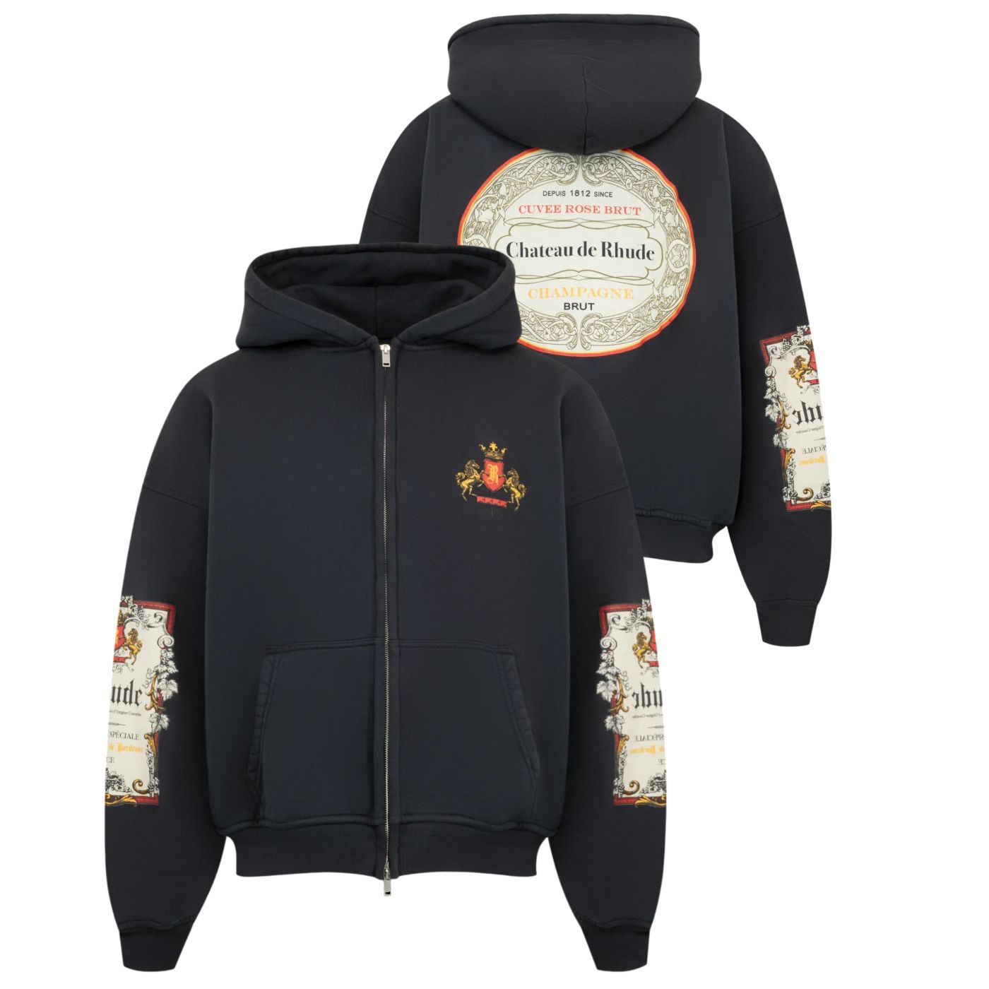 Rhude Bordeaux Reserve Weste Schwarz