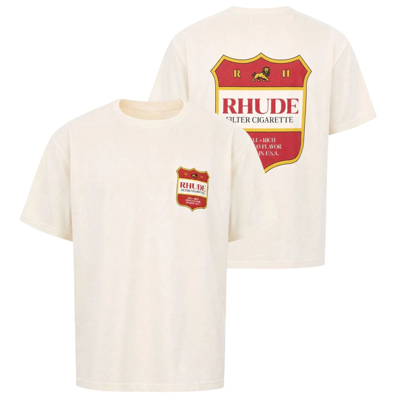 Rhude Filtaro Crest T-shirt Offwhite