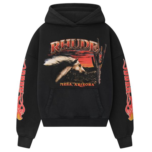 Rhude Mesa Stallion Hoodie Zwart