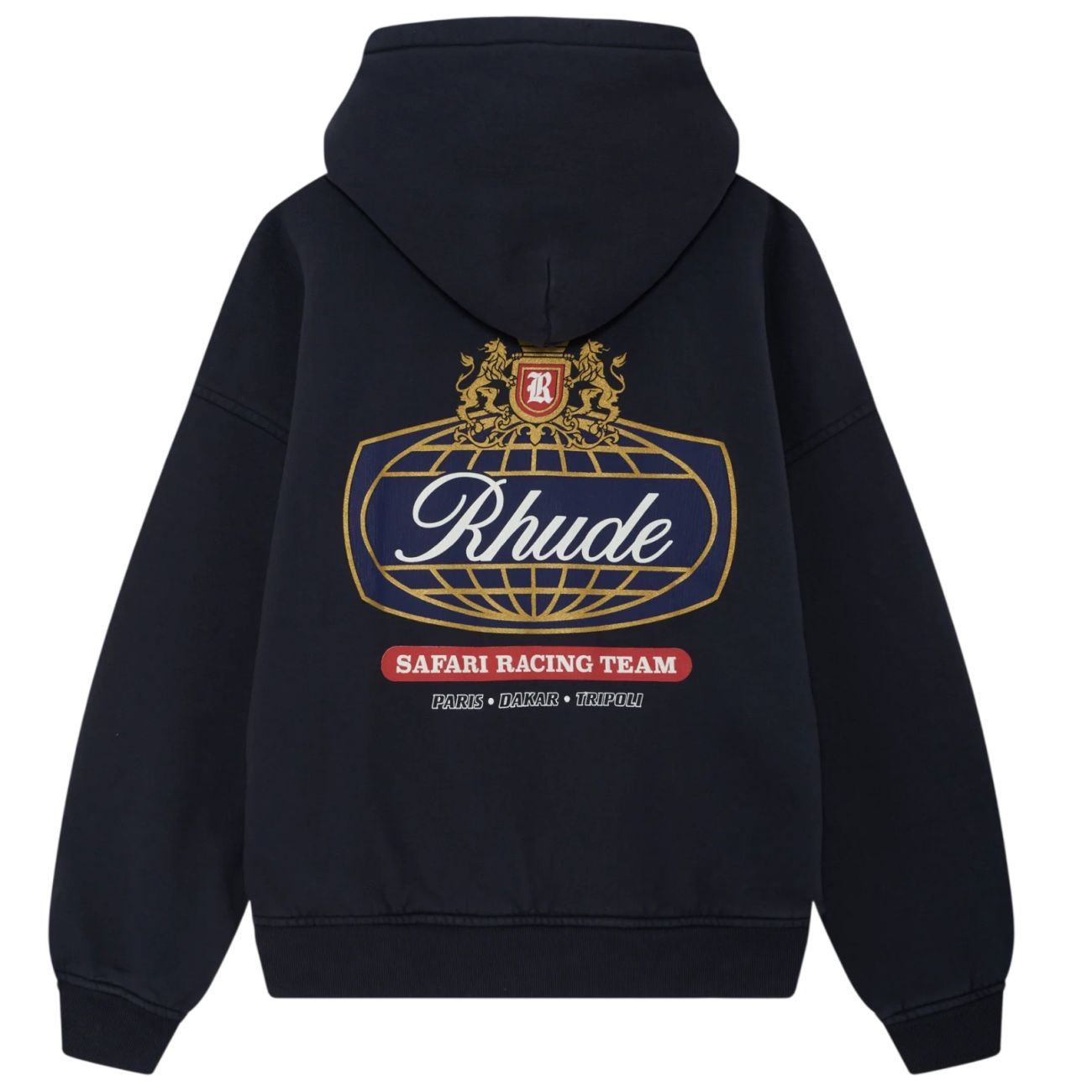 Rhude Safari Crest Kapuzenpullover Schwarz