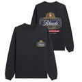 Rhude Safari Crest Langarm-T-shirt Schwarz