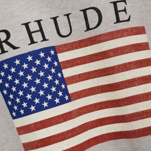 Rhude USA Flag Sweater Grijs