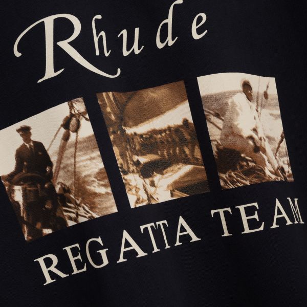 Rhude USVI Regatta Tour Longsleeve T-shirt Zwart