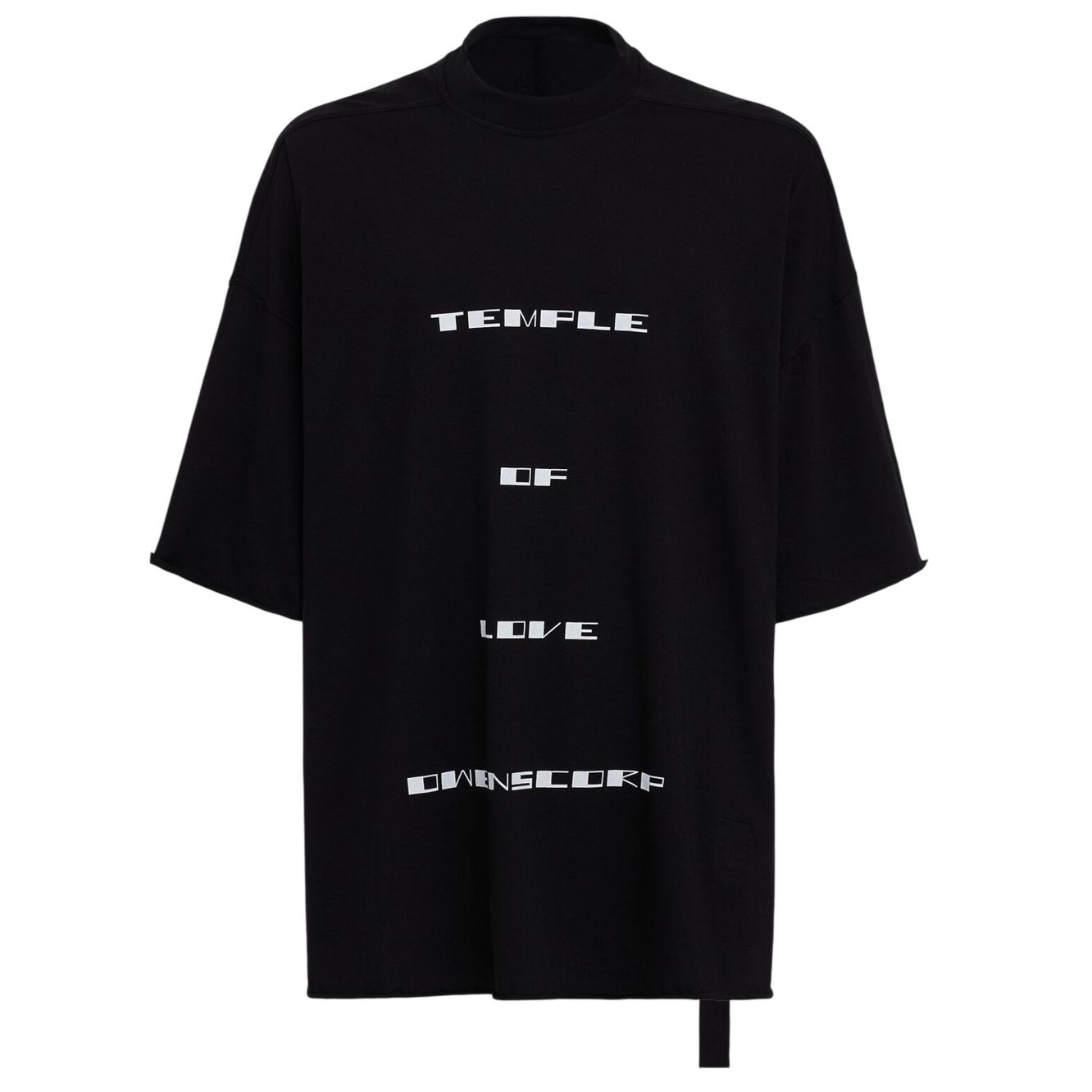 Rick Owens DRKSHDW Tommy T-shirt Zwart