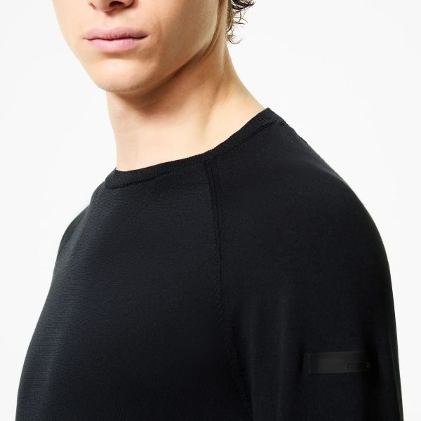 Roberto Ricci Designs Amos Round Knit Sweater Navy
