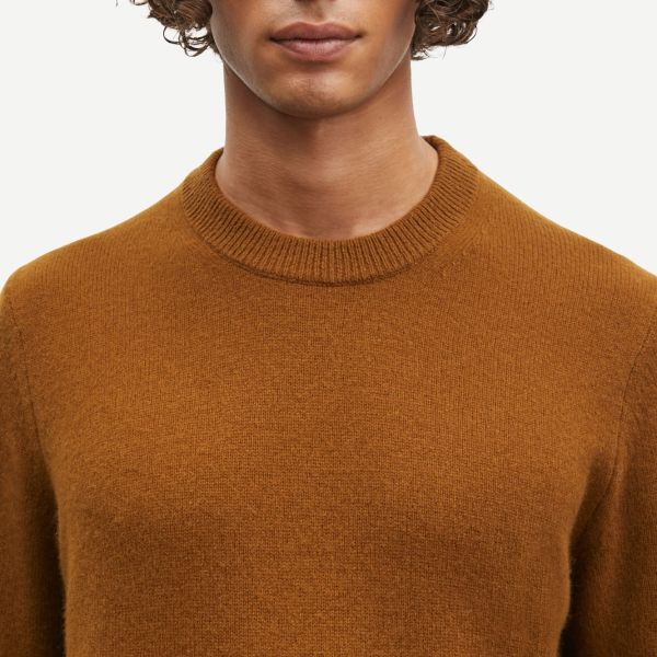 Samsøe Samsøe Isak Knit Sweater Bruin