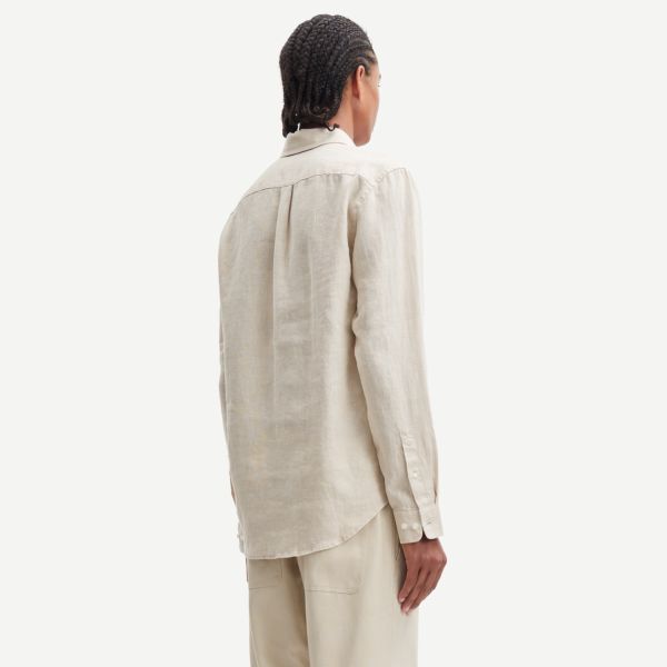 Samsøe Samsøe Liam Overhemd Beige