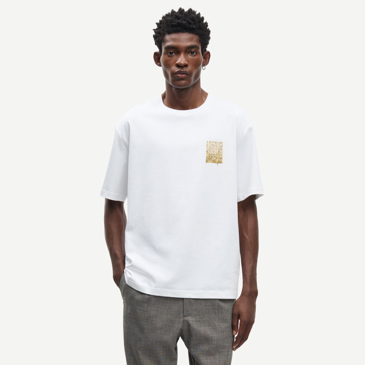 Samsøe Samsøe Sasteven T-shirt Wit