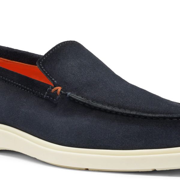 Santoni Botanist Loafers Donker Blauw