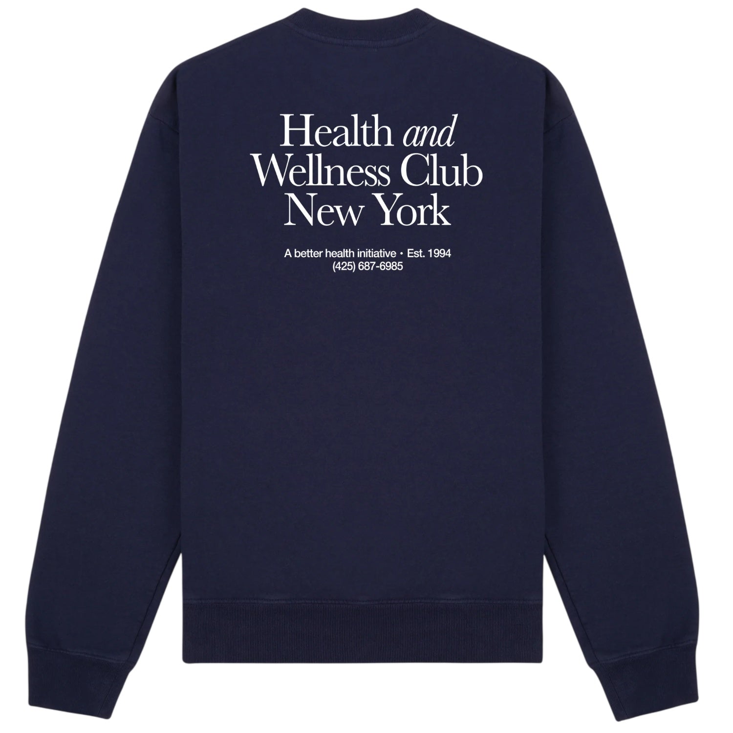 Sporty & Rich HWCNY Pullover Marine