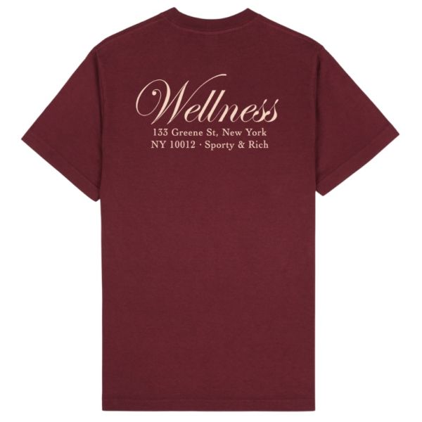Sporty & Rich Soho T-shirt Bordeaux