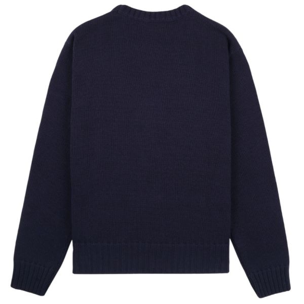 Sporty & Rich S&R Nautical Cotton Sweater Navy