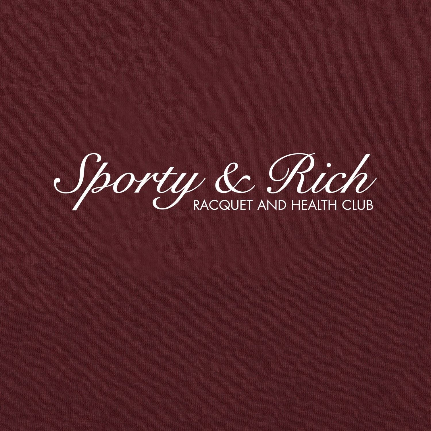 Sporty & Rich Syracuse T-shirt Bordeaux