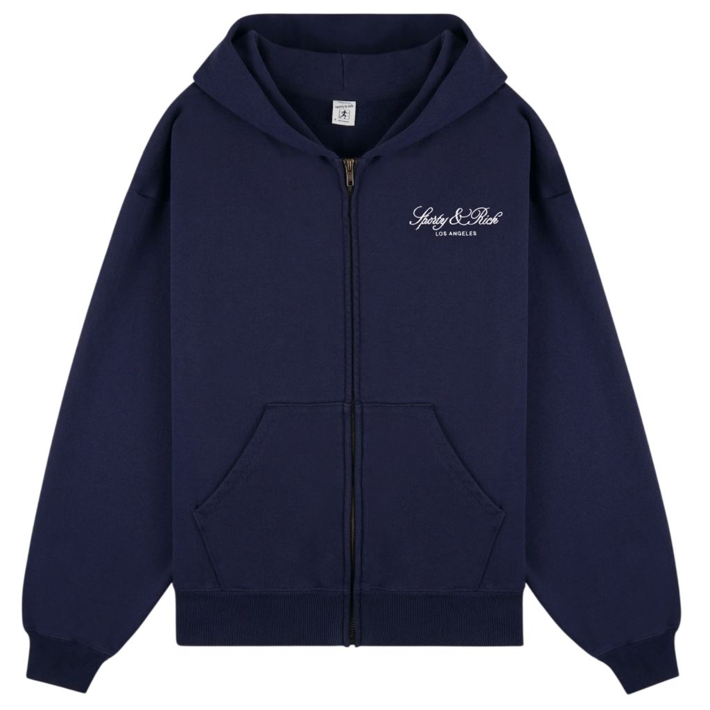 Sporty & Rich Vendome LA Embroidered Vest Navy