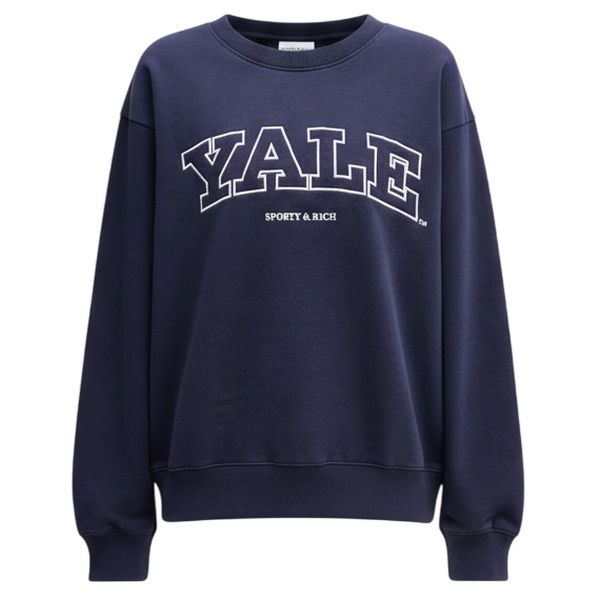 Sporty & Rich Yale Ivy Pullover Marine