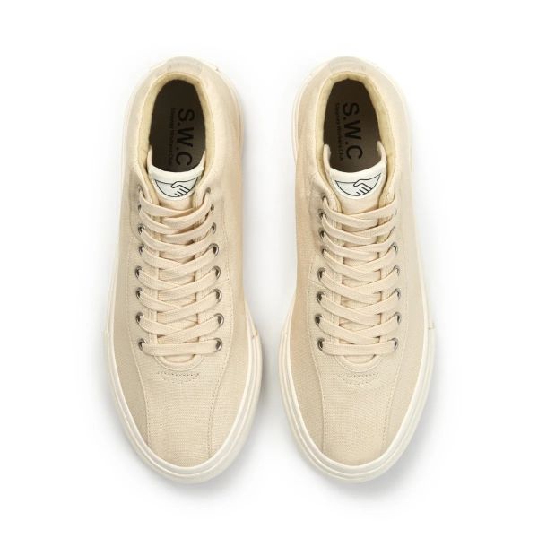 Stepney Workers Club Varden Canvas Sneaker Off White