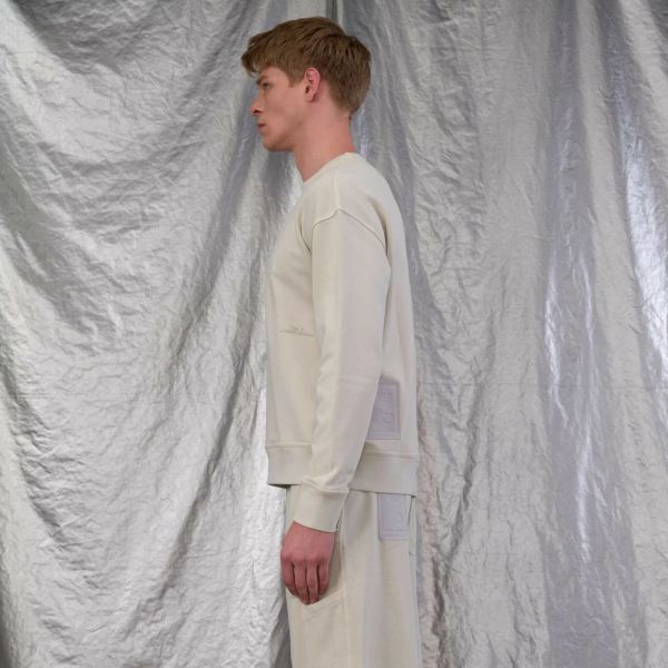 Ten C Light Marmo Dyed Sweater Beige