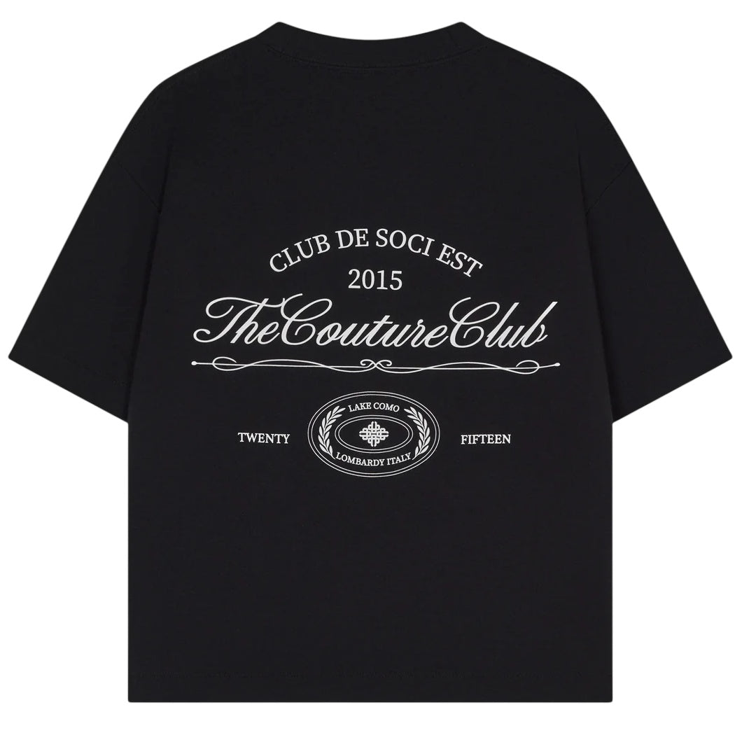 The Couture Club Club De Soci Graphic T-shirt Zwart