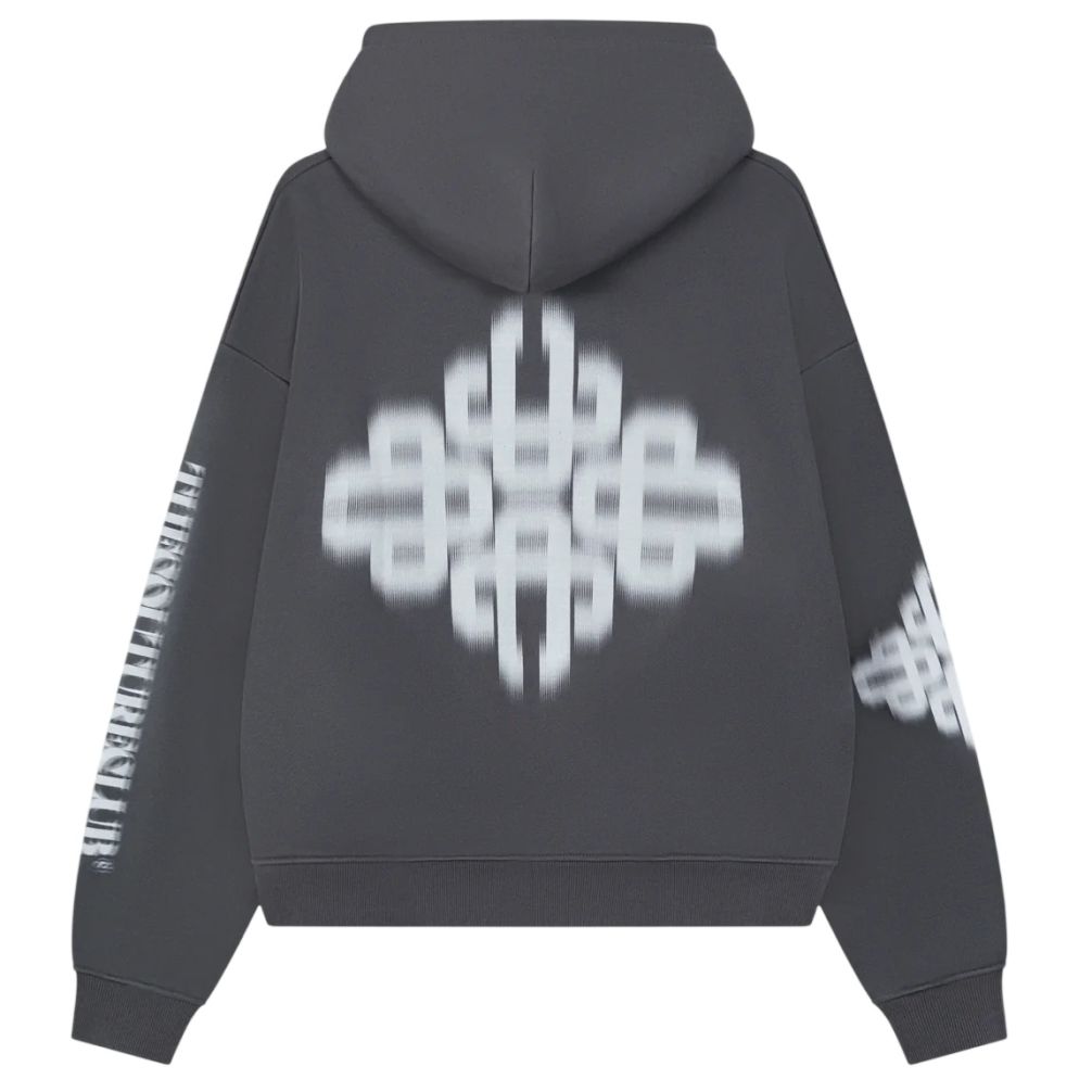 The Couture Club Motion Blurred Emblem Vest Antraciet