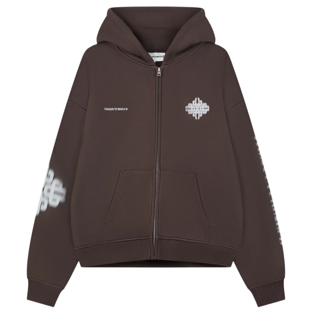 The Couture Club Motion Blurred Emblem Vest Bruin
