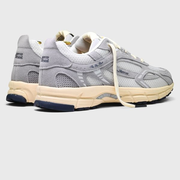 The Mercer Brand The Re-Run Vintage Suede Sneaker Grijs
