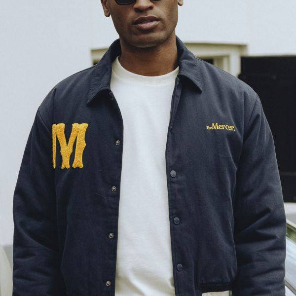 The Mercer Brand The Varsity Jack Donker Blauw