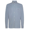 Tommy Hilfiger 1985 Pique Slim Overhemd Blauw