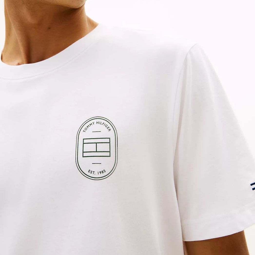 Tommy Hilfiger Brand Love Roundle T-shirt Wit