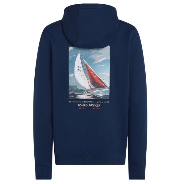 Tommy Hilfiger Color Photo Hoodie Navy