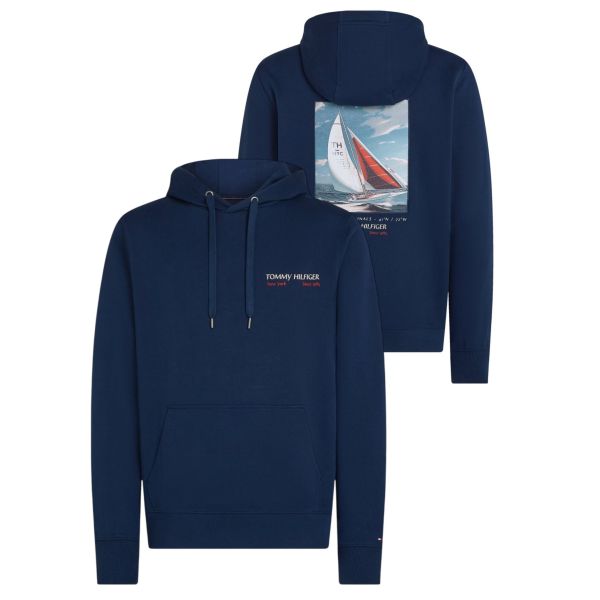 Tommy Hilfiger Color Photo Hoodie Navy