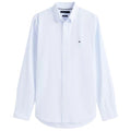 Tommy Hilfiger Core Hairline Popline Overhemd Licht Blauw