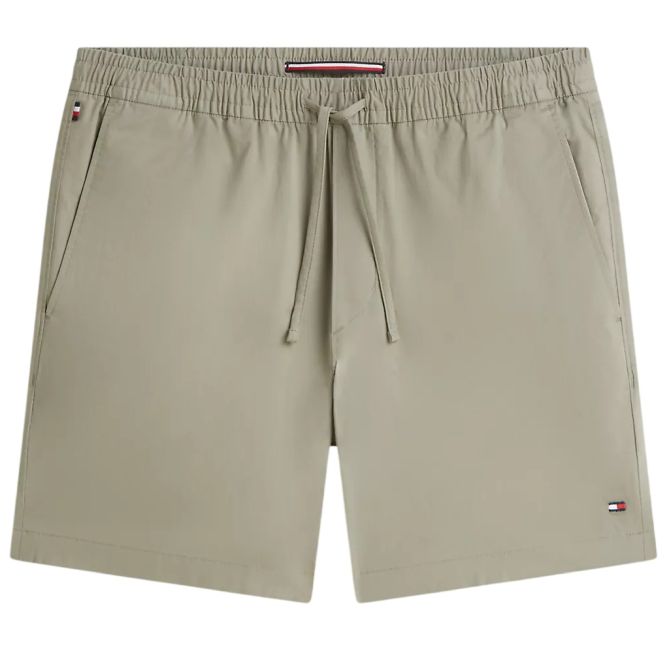 Tommy Hilfiger Dover Poplin Korte Broek Grijs