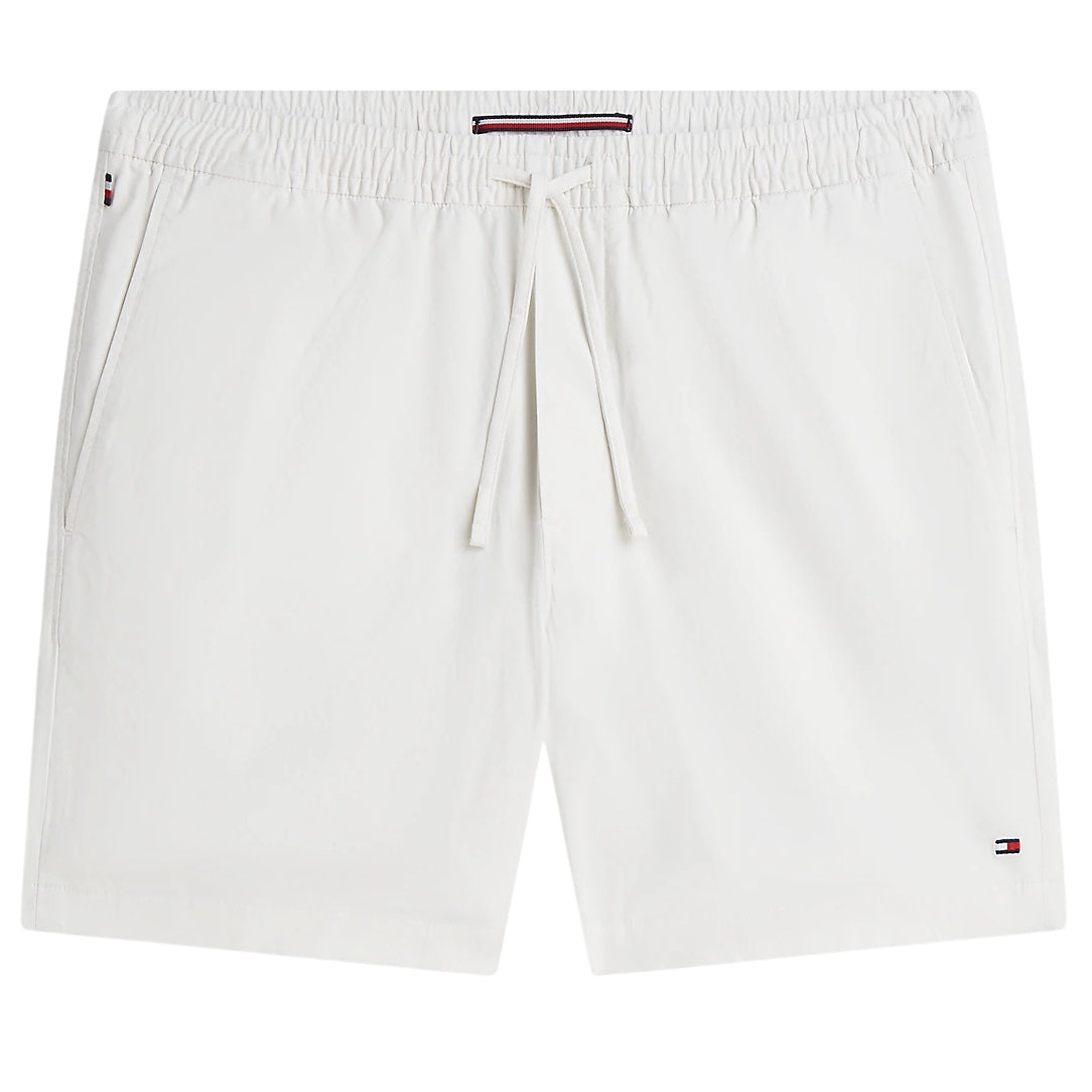 Tommy Hilfiger Dover Poplin Korte Broek Off White