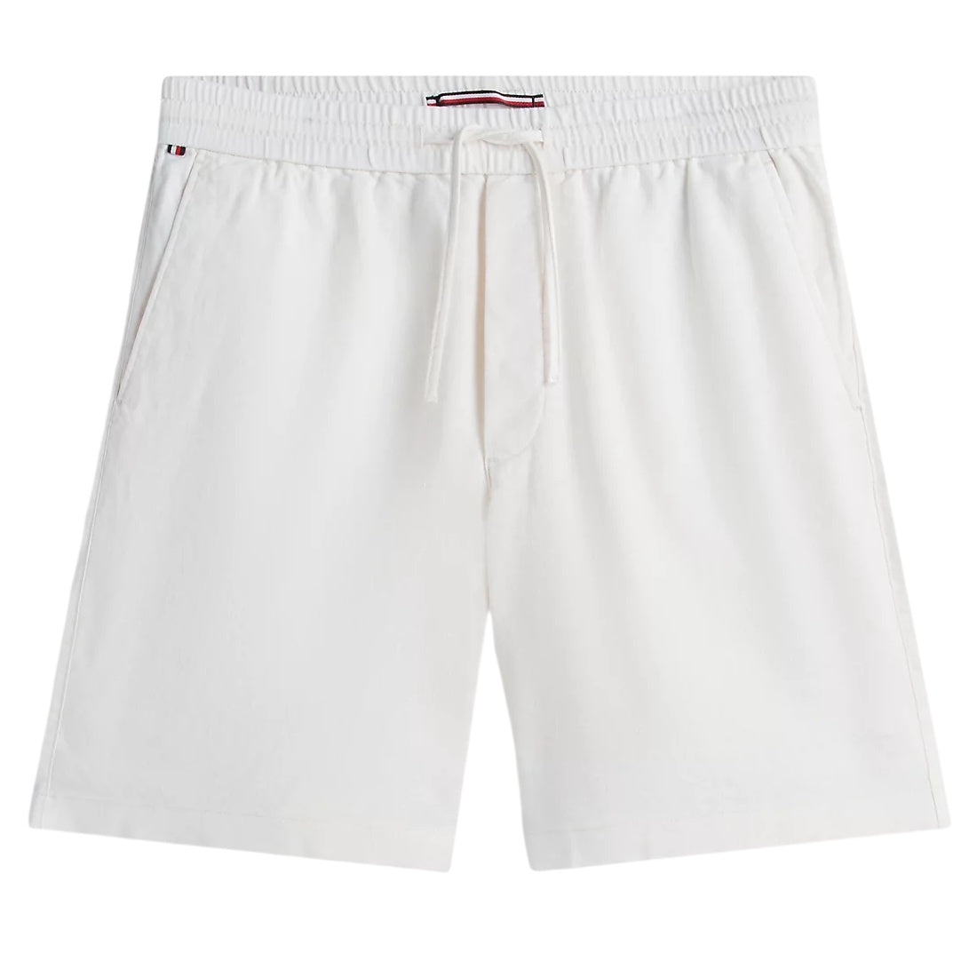 Tommy Hilfiger Dover Sorona Linen Korte Broek Off White