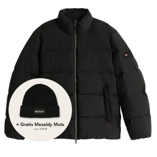 Tommy Hilfiger Down Stand Puffer Schwarz