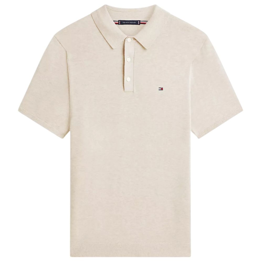 Tommy Hilfiger Essential Cotton Knit Polo Beige