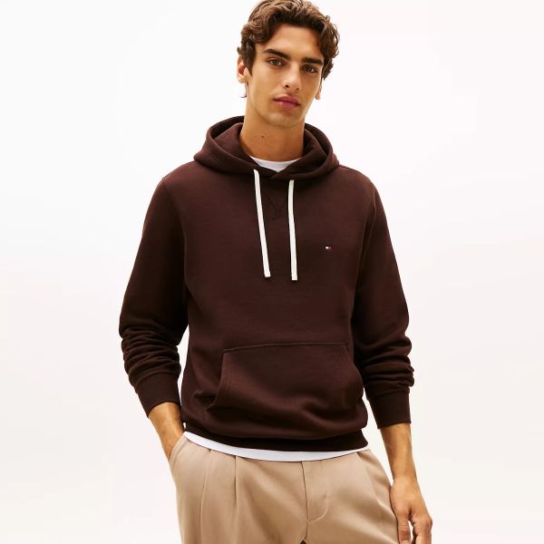 Tommy Hilfiger Essential Fleece Hoodie Bruin