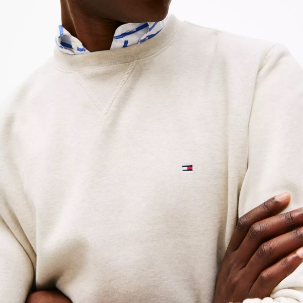 Tommy Hilfiger Essential Fleece Sweater Off White