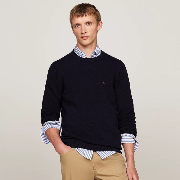 Tommy Hilfiger Essential Structure Sweater Navy