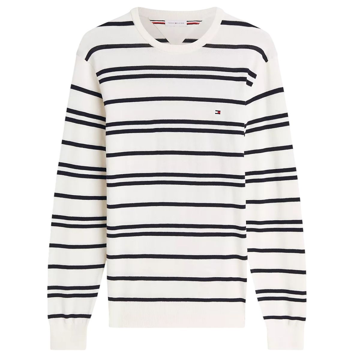 Tommy Hilfiger Essential Sweater Off White/Navy
