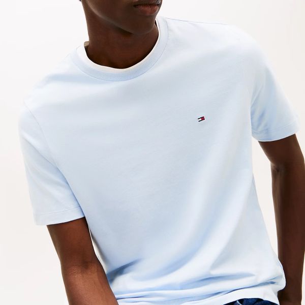 Tommy Hilfiger Essential T-shirt Licht Blauw