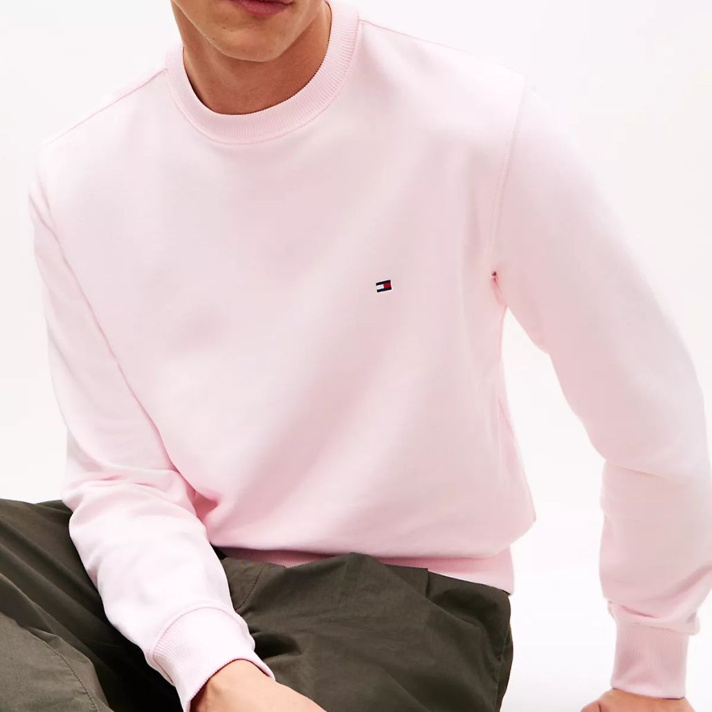 Tommy Hilfiger Essential Terry Sweater Roze