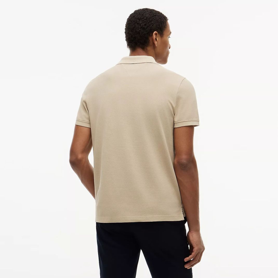 Tommy Hilfiger Garment Dye Polo Beige