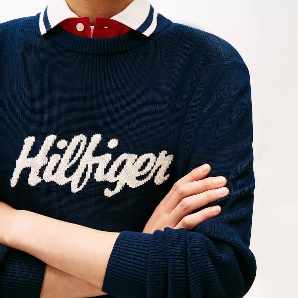 Tommy Hilfiger Graphic Sweater Navy
