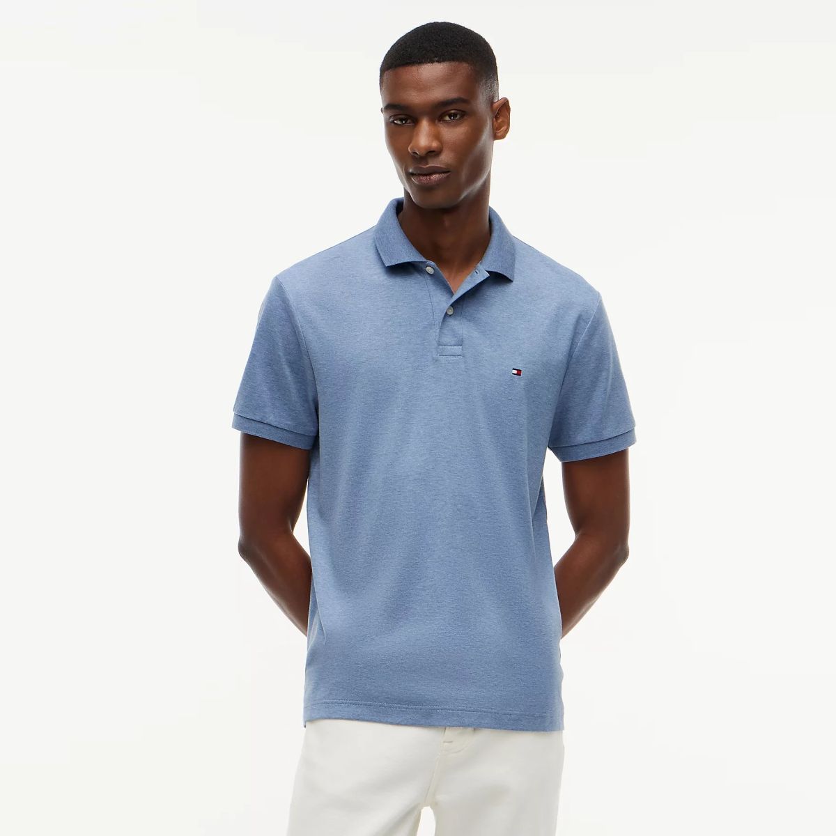 Tommy Hilfiger Liquid Cotton Polo Blauw