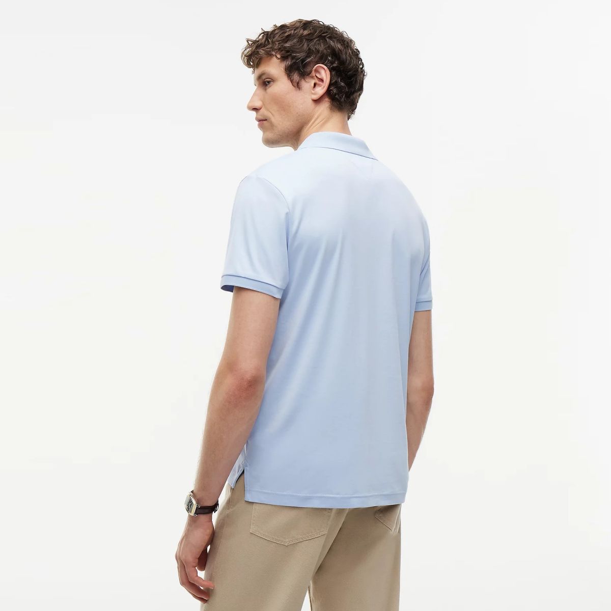 Tommy Hilfiger Liquid Cotton Polo Licht Blauw