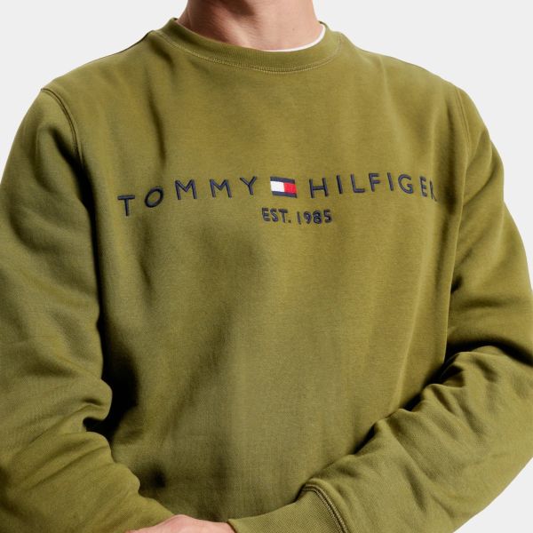 Tommy Hilfiger Logo Sweater Groen
