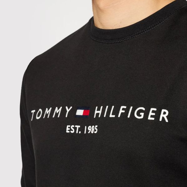 Tommy Hilfiger Logo Sweater Zwart