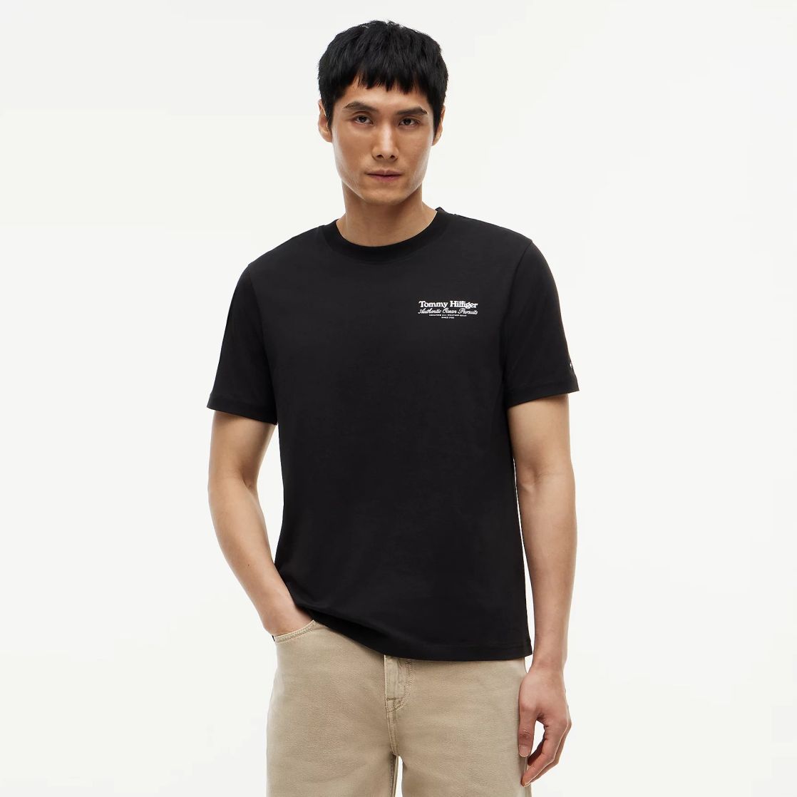 Tommy Hilfiger Nautical Back Graphic T-shirt Zwart