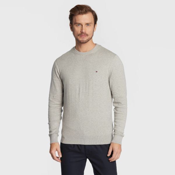 Tommy Hilfiger Organic Sweater Grijs